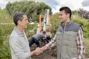 outdoor handshake